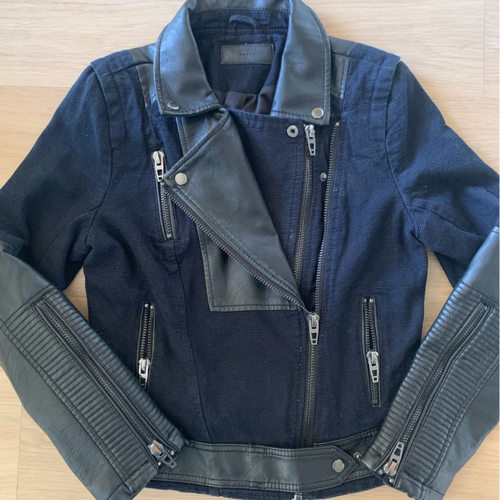 BLANK NYC Sour Faced Moto Jacket - Small
